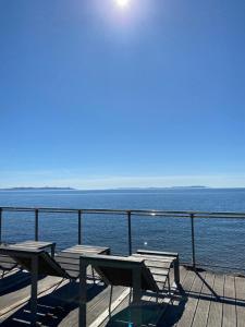 Haut de villa entre mer et campagne