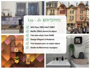 LA HALTE TROYENNE - Gare - Parking - Confort & Cosy - RENT IMMO
