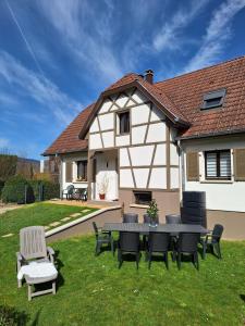 Maisons de vacances Maison individuelle, 10 minutes de Colmar 4 chambres - 8 personnes - 2 sdb : photos des chambres