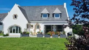 Maison Golfe du Morbihan - Vue Mer - Plage à 600m - 6 Chambres - Le Hézo