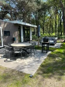 Bos chalet Hellendoorn met Hottub - Haarle
