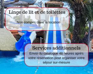 Campings Les Pierres Couchees 4 etoiles a St Brevin les Pins emplacement BR22 3CH 2SDB 8 personnes : photos des chambres