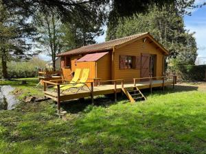 Maisons de vacances Gite La Vie Est Belle, Chalet dans un petit coin de paradis : photos des chambres