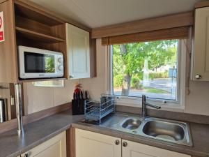 Caravan at Seton Sands, near Edinburgh and Berwick