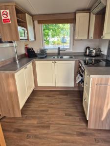 Caravan at Seton Sands, near Edinburgh and Berwick