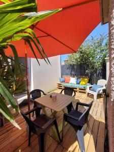 Appartements Studio cocooning Jeanne au calme avec terrasse : photos des chambres