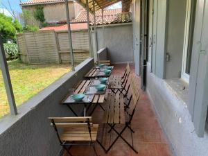 Appartements Jolie medocaine avec jardin : photos des chambres