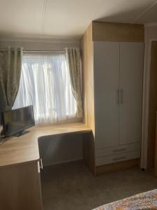 Caravan for hire Havens holiday park Great Yarmouth Norfolk