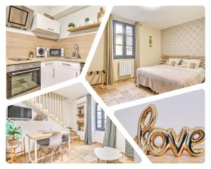 Maisons de vacances LA MAISON FAYARD - 3 pers - Centre Clim Wifi Cosy Garage : photos des chambres