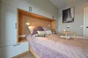 Apartament w stylu Feng Shui na 10 piętrze z widokiem, bezpłatny parking, nowy budynek, dostęp na kod - 罗兹地区亚历山德鲁夫