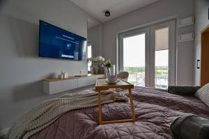 Apartament w stylu Feng Shui na 10 piętrze z widokiem, bezpłatny parking, nowy budynek, dostęp na kod