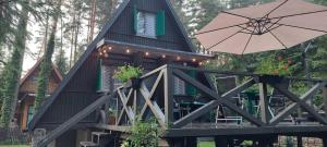 Domek letniskowy nad jeziorem, Mazury