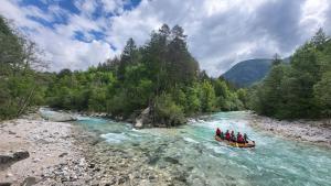 Apartment Luka at Soča & Koritnica confluence 