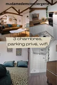 La CASA DEM, Cormontreuil Reims, madamedemconciergerie - 科尔蒙特勒伊