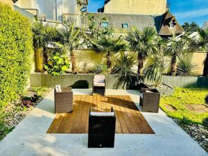 Villas MAISON 4 CHAMBRES,JARDIN ET TERRASSE, proche mer,casino et place Morny : photos des chambres