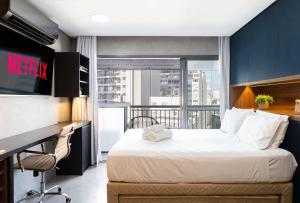 Condomínio Setin Downtown Genebra - Studios por temporada