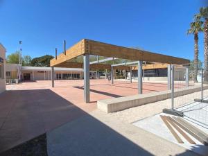 Maisons de vacances Bungalow cosy a Vendres avec piscine partagee : photos des chambres