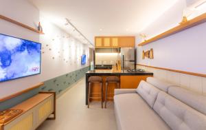 Loft com jacuzzi privativa frente mar do Bessa