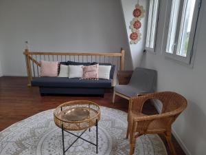 Appart dans petit chateau en centre ville