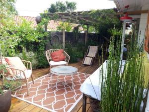 Maisons de vacances Jolie maison en bois climatisee Proche Lac&Ocean : photos des chambres