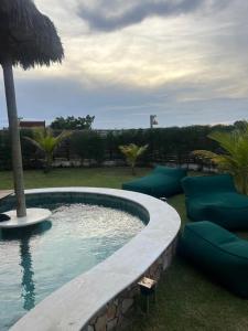 Casa Tangerina BG, seu Bangalô frente mar em Barra Grande-PI