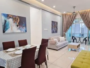 Walking distance to Mount Austin 3 Rooms 6 Pax - Kangkar Teberau