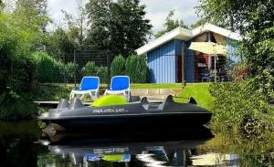 Ferienhaus am See (1 bis 4 Personen), Tretboot, Sauna, Whirlpool, Kamin - Hoogstede