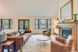 Lakefront Long Pond Home with Wraparound Deck!