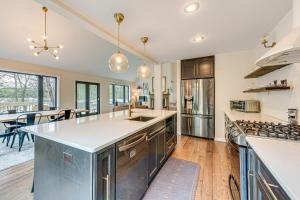 Lakefront Long Pond Home with Wraparound Deck!