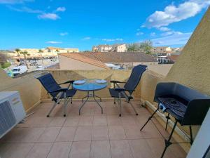 Studio climatisé avec terrasse et parking privé à Marseillan Plage pour 4 personnes - FR-1-326-817