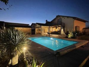 Maisons de vacances VILLA LANDES ANGELES - Maison avec piscine a 6km de l'ocean : Maison 3 Chambres