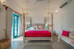 SaffronStays Sweet Mango - 4BR Goan villa with private pool, mango garden, bar gazebo & vibrant interiors near beaches