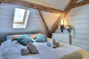Maisons de vacances La Fermette des Vallons - Jacuzzi - Billard : photos des chambres
