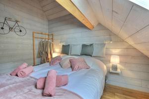 Maisons de vacances La Fermette des Vallons - Jacuzzi - Billard : photos des chambres