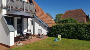 Fewo Strandläufer Usedom im Grünen ruhig Terrasse Parkplatz