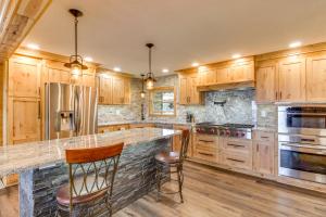 Private Lakefront Emily Home with Yard and Fire Pit!