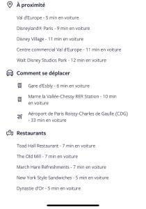 Maisons de vacances Maison Disneyland Paris : photos des chambres