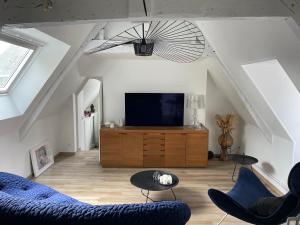 Appartements Le Clos de Colombiers hyper centre parking prive, proche sites du Debarquement : photos des chambres