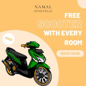 Namal Apartelle - Free Scooter & GYM access