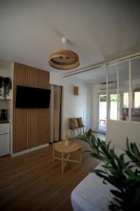 Appartements La paillotte - Studio terrasse proche tram : photos des chambres