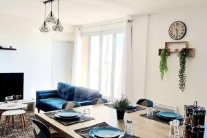 Appartement Standing 110m2 lumineux, Clim, balcons