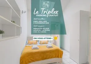 Le Triplex, 2 chambres, 2 salles de bain - Chanves