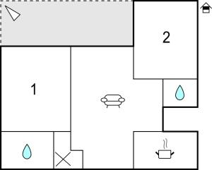 Appartamento con 2 Camere da Letto