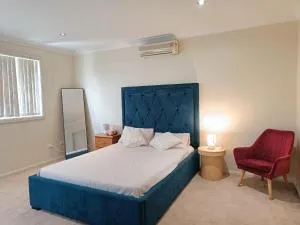 Master Queen Bedroom with Private Bathroom and Balcony - Merrylands