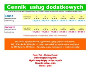 Apartamenty Jagodzianka - Jacuzzi, Sauna, Hot-bania, Tężnia