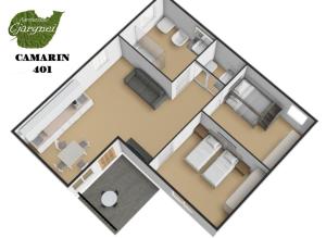 Familien-Apartment mit 2 Schlafzimmern