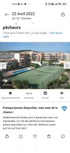 Studio cabine île des Pêcheurs cap dAgde Tennis