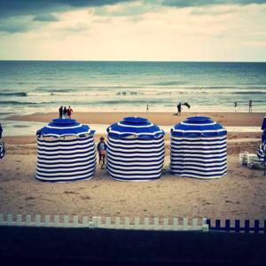 Maisons de vacances L-ALOUETTE maison 4/5pers PISCINE/MER Cabourg a pied : photos des chambres