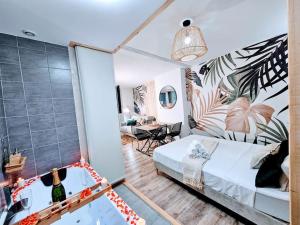 Appartements Cocon Pure Detente Balneo Jacuzzi : photos des chambres