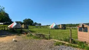 Belle Village, non electric ,Rent a bell tent, BEDDING NOT SUPPLIED - Llanfallteg